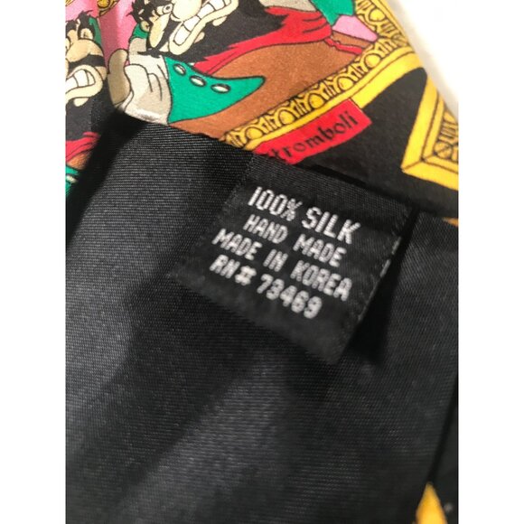 The Disney Store Cartoon Villains Multi Colored Silk Tie - Picture 4 of 6